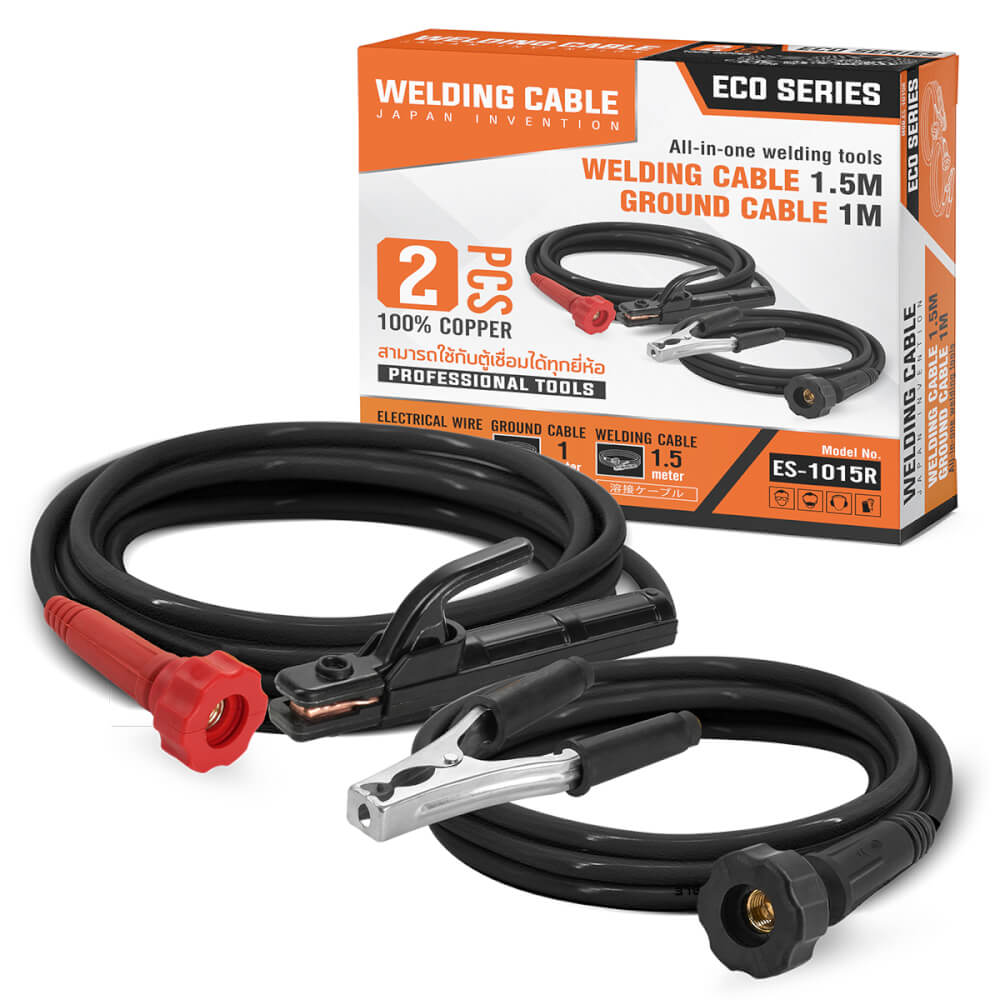 ชุดสายเชื่อม 1.5 เมตร พร้อม สายดิน 1 เมตร INNTECH รุ่น ES-1015R